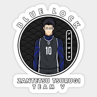 ZANTETSU TSURUGI - TEAM V Sticker